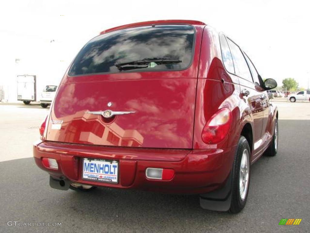 2007 PT Cruiser  - Inferno Red Crystal Pearl / Pastel Slate Gray photo #5