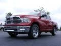 2009 Inferno Red Crystal Pearl Dodge Ram 1500 Big Horn Edition Crew Cab 4x4  photo #1