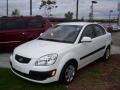 2008 White Kia Rio LX Sedan  photo #5