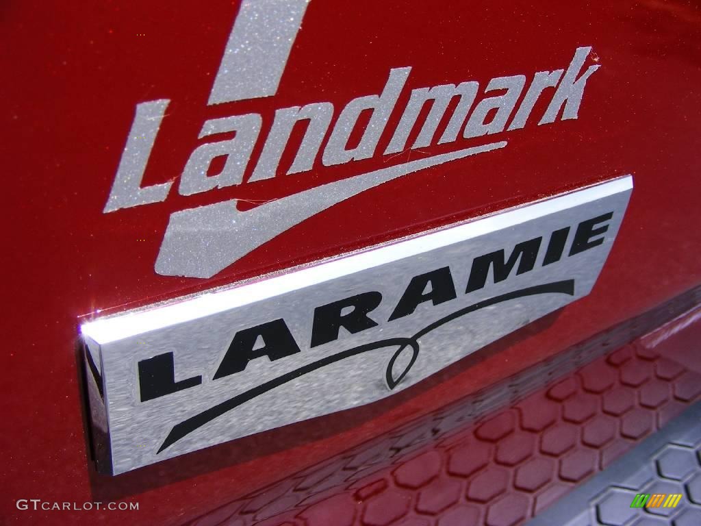 2009 Ram 1500 Laramie Crew Cab - Inferno Red Crystal Pearl / Light Pebble Beige/Bark Brown photo #8