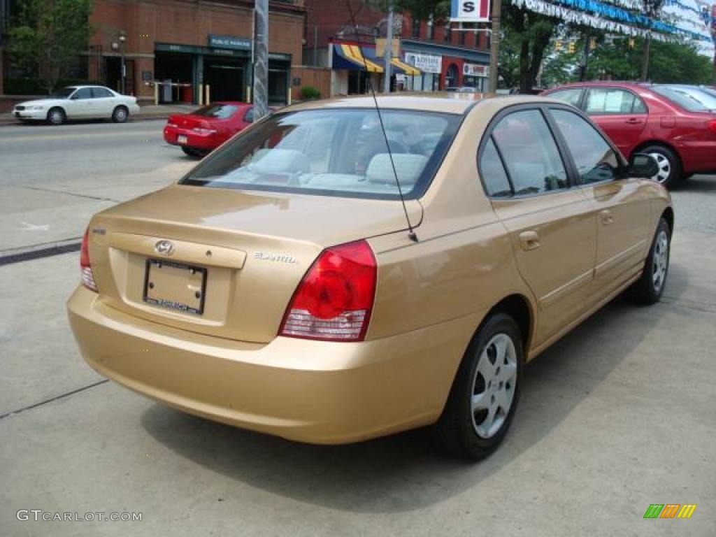 2004 Elantra GLS Sedan - Hazelnut / Beige photo #4