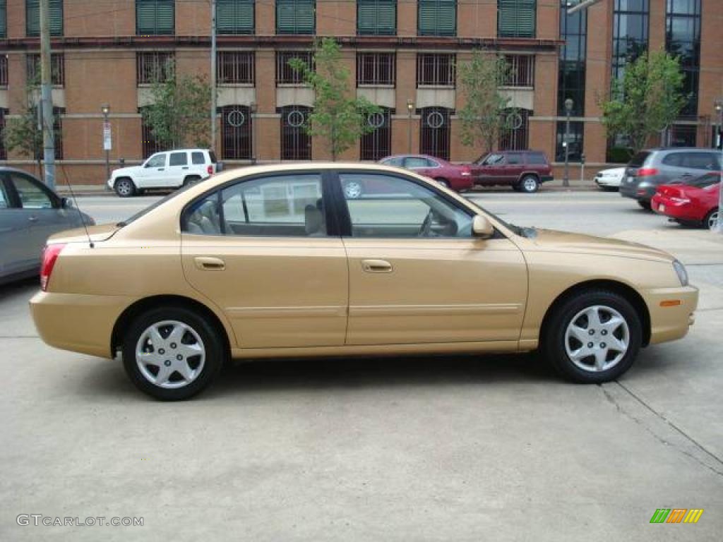 2004 Elantra GLS Sedan - Hazelnut / Beige photo #5