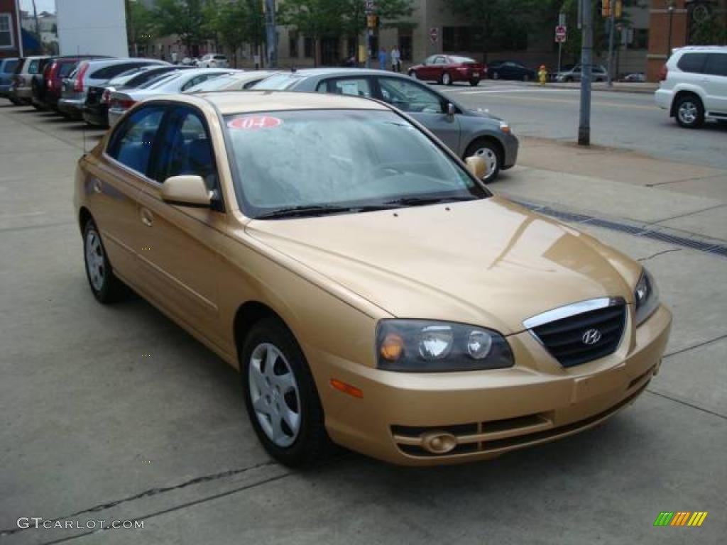 2004 Elantra GLS Sedan - Hazelnut / Beige photo #6