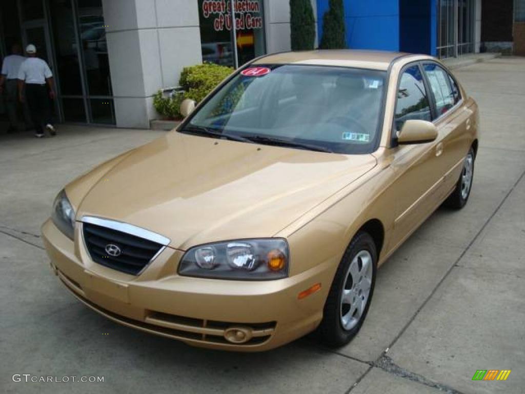 2004 Elantra GLS Sedan - Hazelnut / Beige photo #8