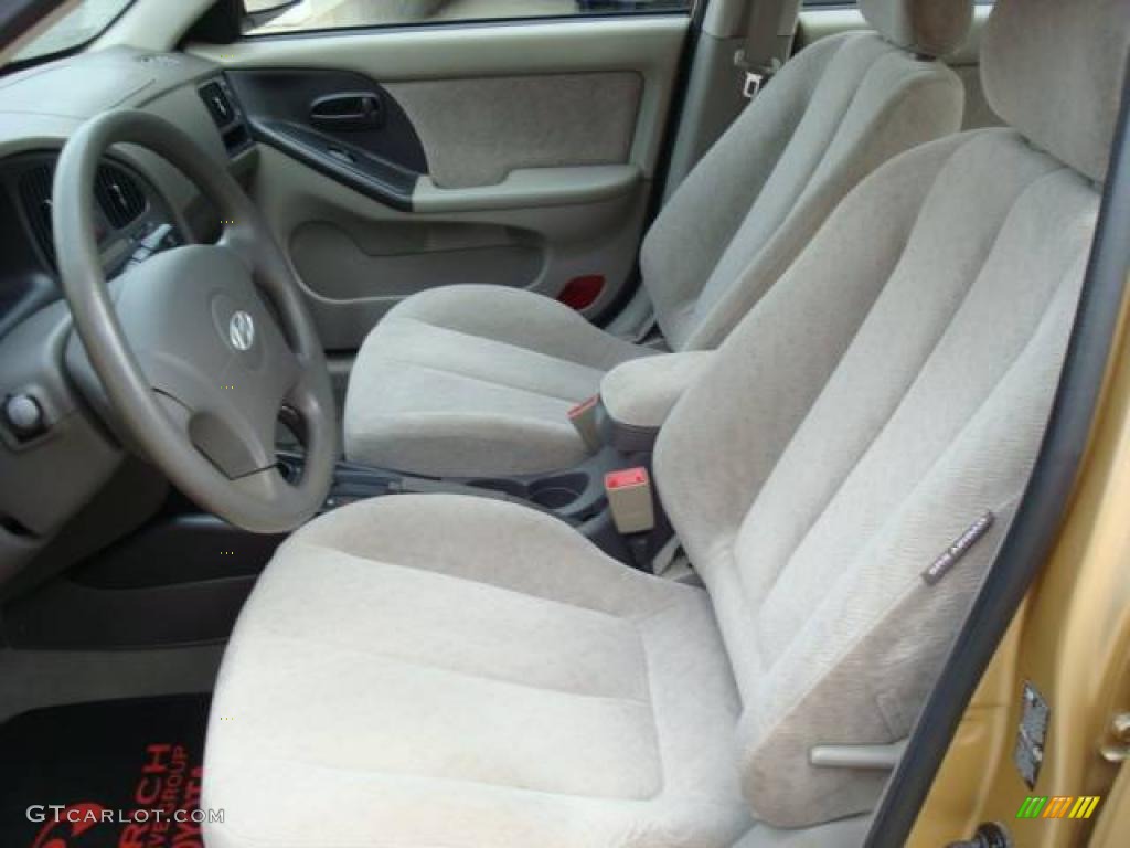 2004 Elantra GLS Sedan - Hazelnut / Beige photo #10