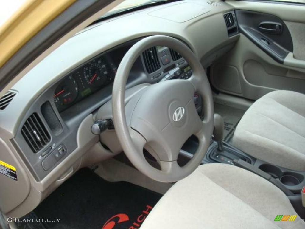 2004 Elantra GLS Sedan - Hazelnut / Beige photo #15