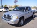 2005 Bright Silver Metallic Dodge Dakota Laramie Quad Cab 4x4  photo #1