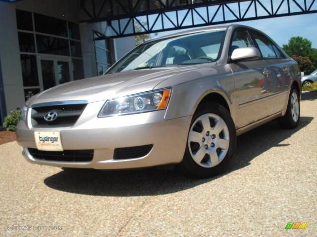 2008 Sonata GLS - Golden Beige / Beige photo #1