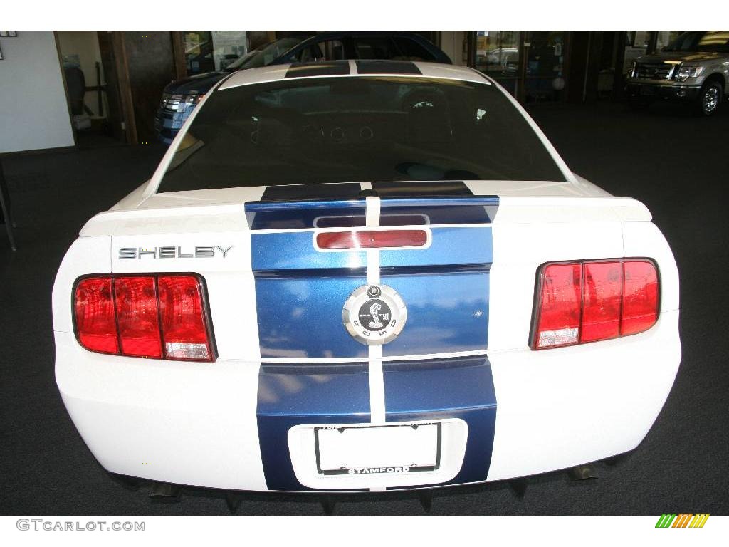 2008 Mustang Shelby GT500 Coupe - Performance White / Black photo #16