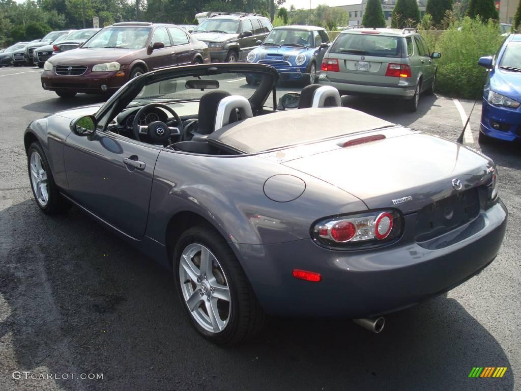 2006 MX-5 Miata Roadster - Galaxy Gray Metallic / Black photo #8