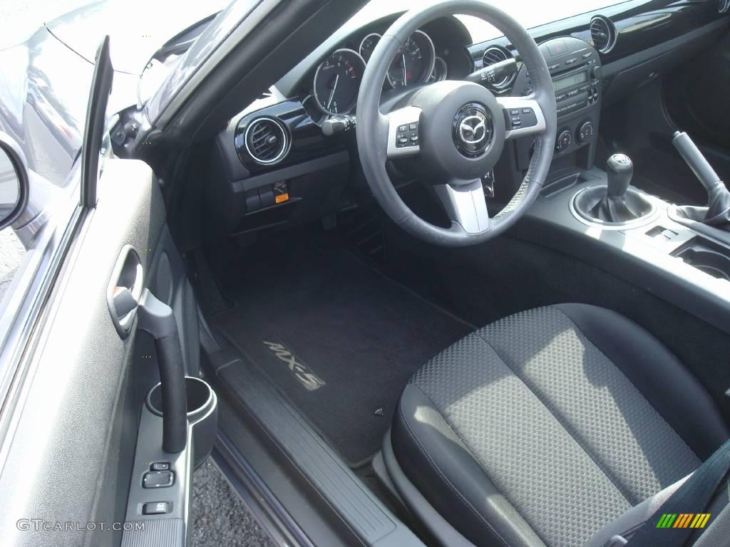 2006 MX-5 Miata Roadster - Galaxy Gray Metallic / Black photo #11