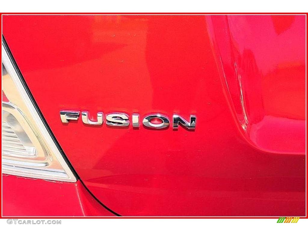 2008 Fusion SEL V6 - Redfire Metallic / Camel photo #5