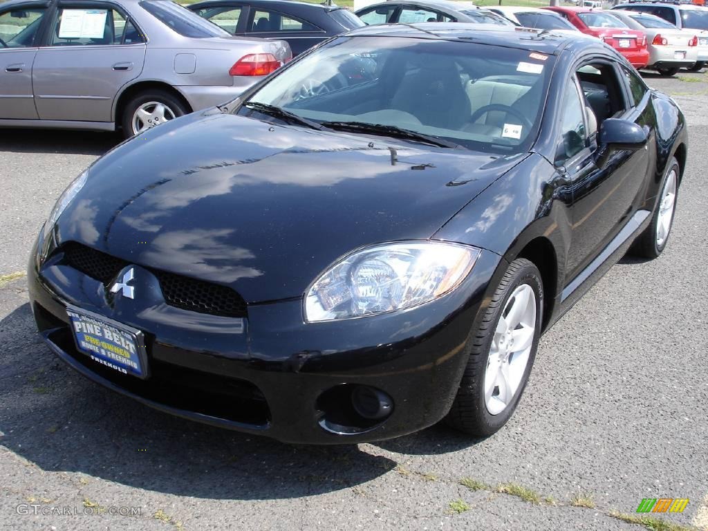 2007 Eclipse GS Coupe - Kalapana Black / Dark Charcoal photo #1