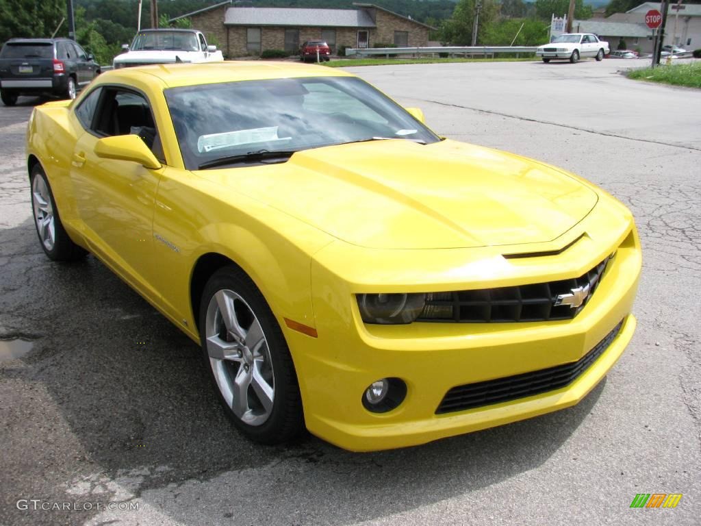 2010 Camaro SS Coupe - Rally Yellow / Black photo #11