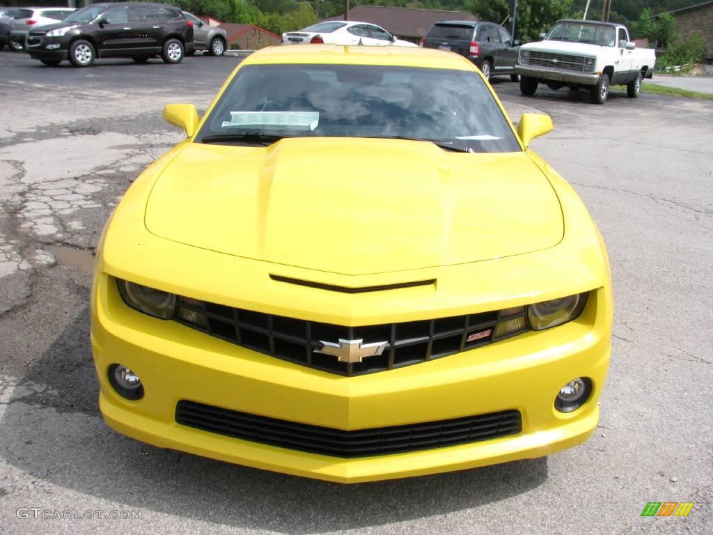 2010 Camaro SS Coupe - Rally Yellow / Black photo #12