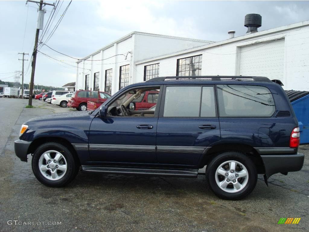 2003 Land Cruiser  - Atlantis Blue Mica / Ivory photo #10