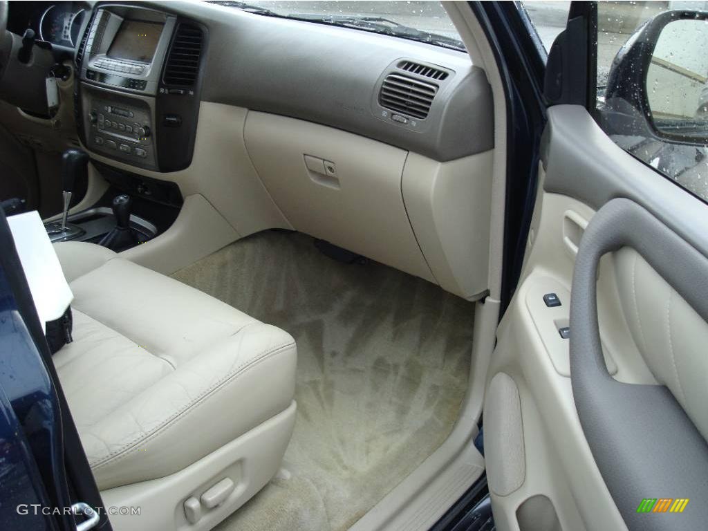 2003 Land Cruiser  - Atlantis Blue Mica / Ivory photo #57