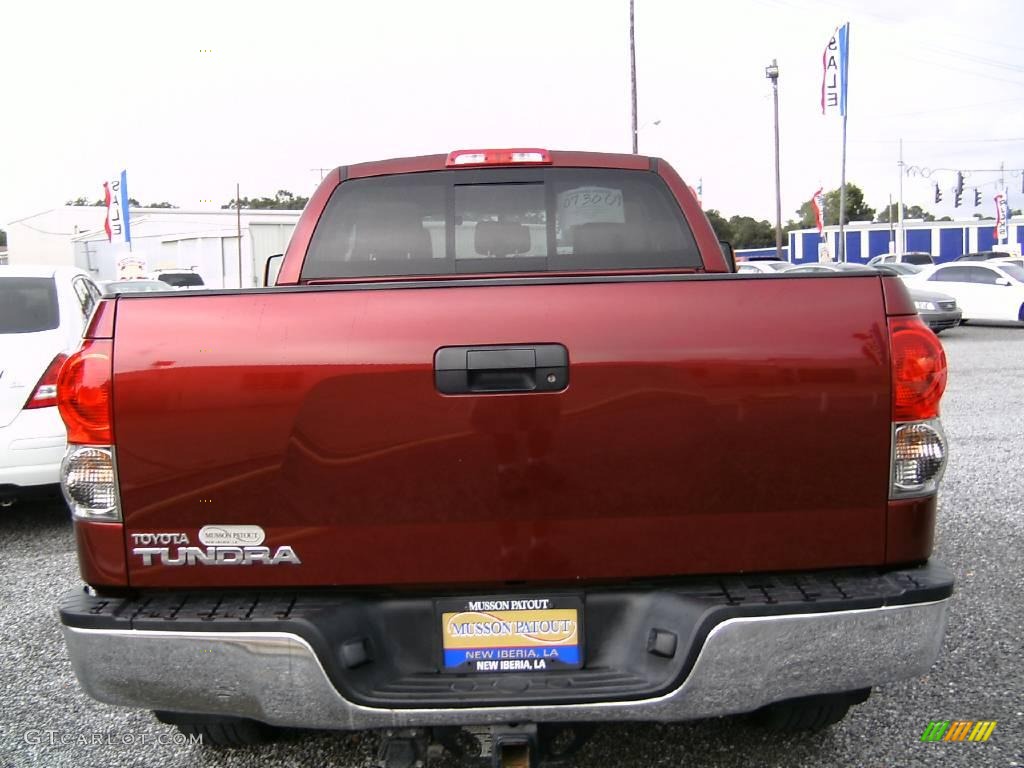 2007 Tundra SR5 Double Cab - Salsa Red Pearl / Beige photo #6