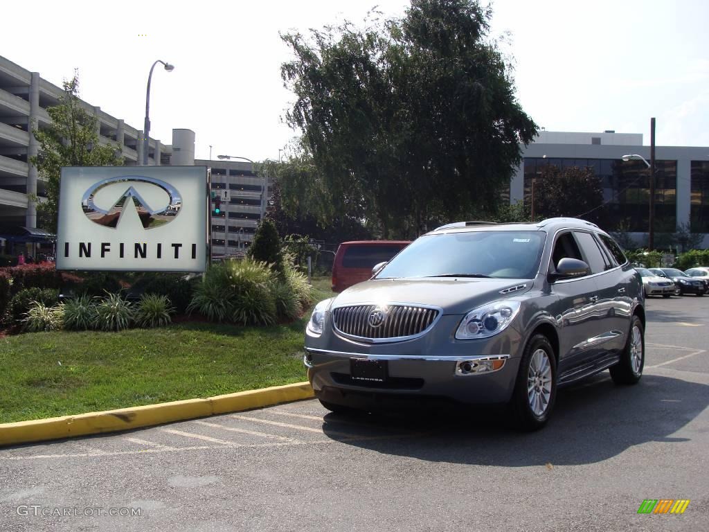 2008 Enclave CXL AWD - Blue Gold Crystal Metallic / Ebony/Ebony photo #1