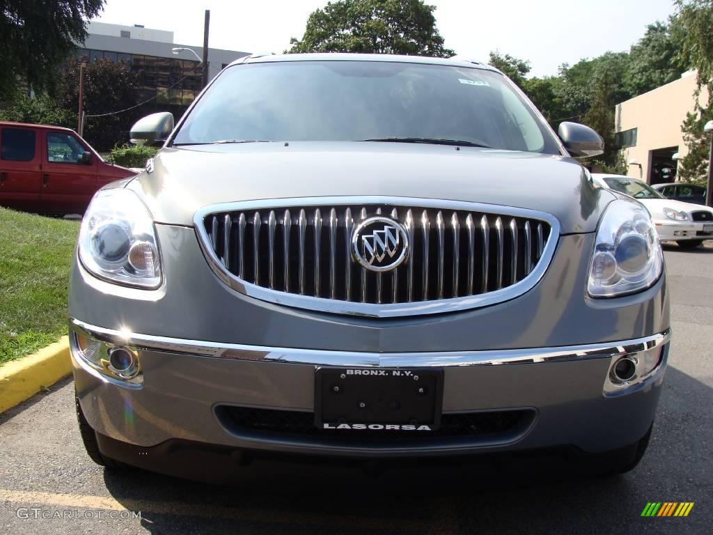 2008 Enclave CXL AWD - Blue Gold Crystal Metallic / Ebony/Ebony photo #2