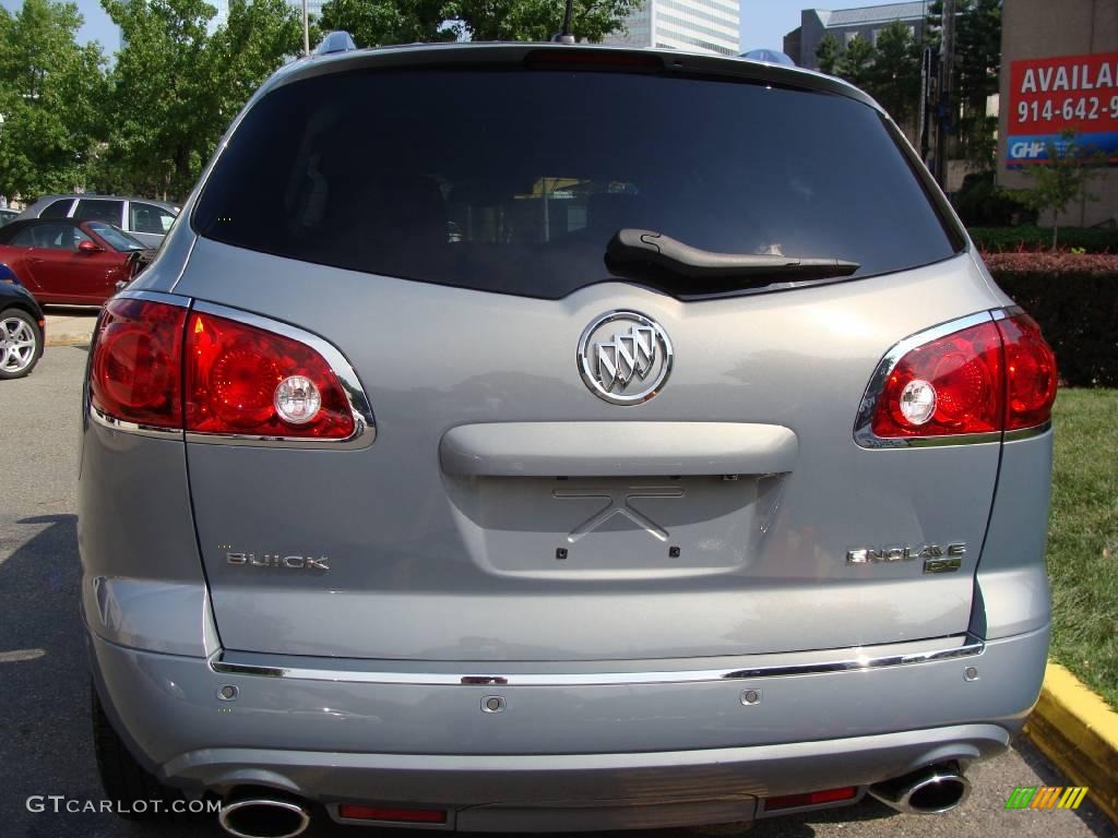 2008 Enclave CXL AWD - Blue Gold Crystal Metallic / Ebony/Ebony photo #6