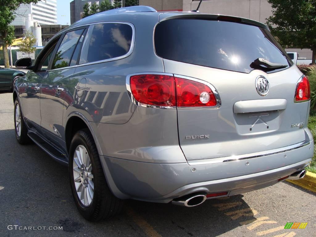 2008 Enclave CXL AWD - Blue Gold Crystal Metallic / Ebony/Ebony photo #7