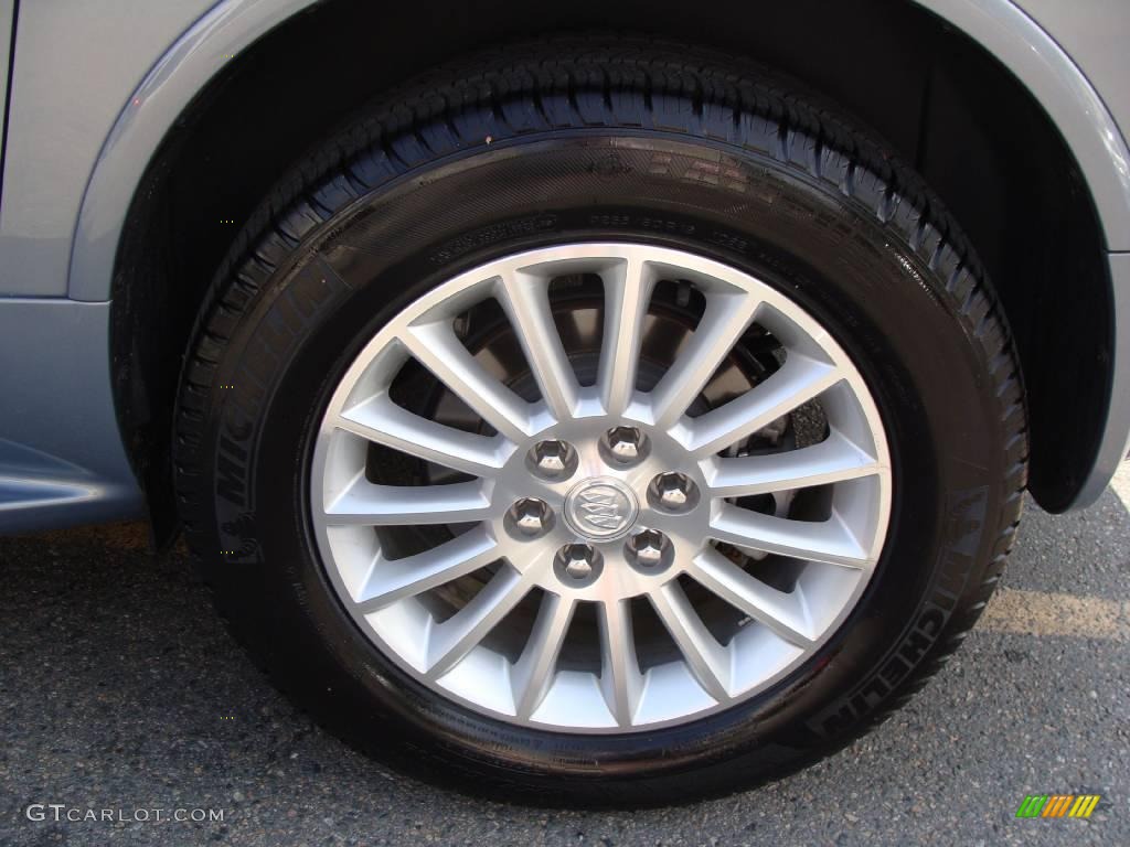 2008 Enclave CXL AWD - Blue Gold Crystal Metallic / Ebony/Ebony photo #9