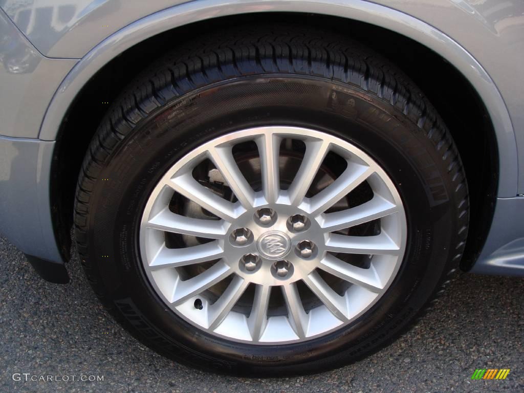2008 Enclave CXL AWD - Blue Gold Crystal Metallic / Ebony/Ebony photo #10