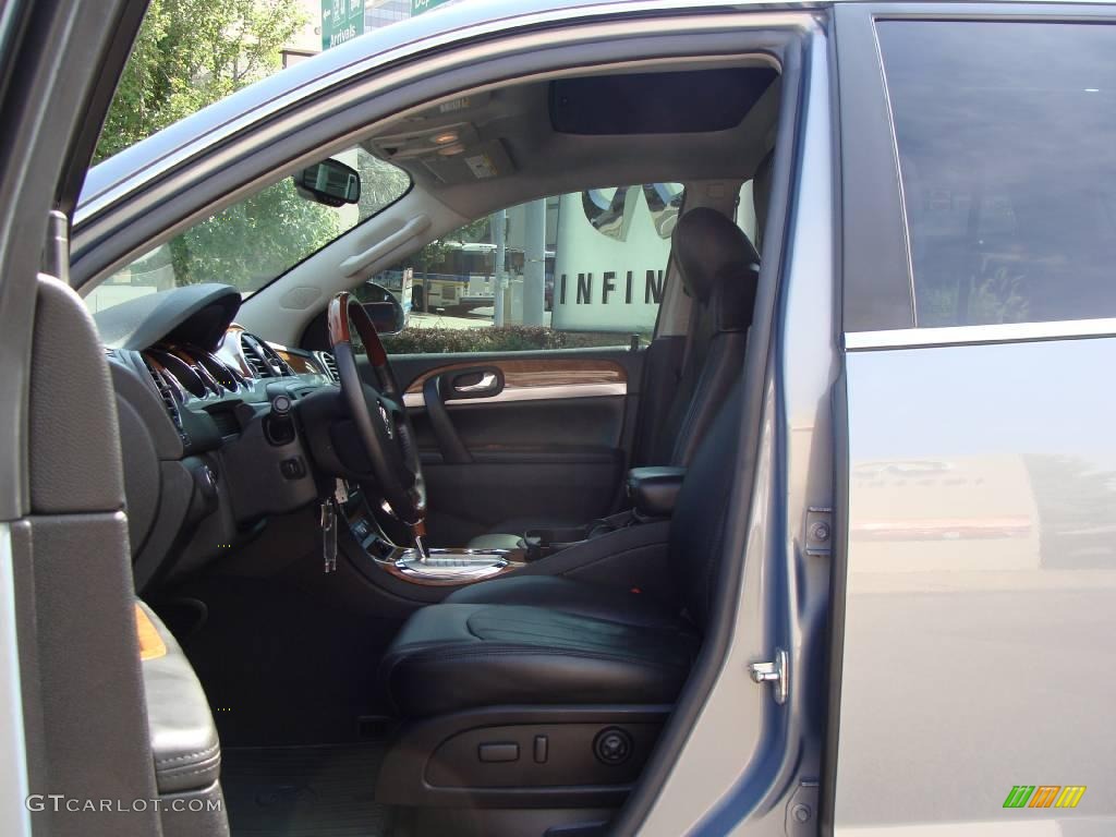 2008 Enclave CXL AWD - Blue Gold Crystal Metallic / Ebony/Ebony photo #12