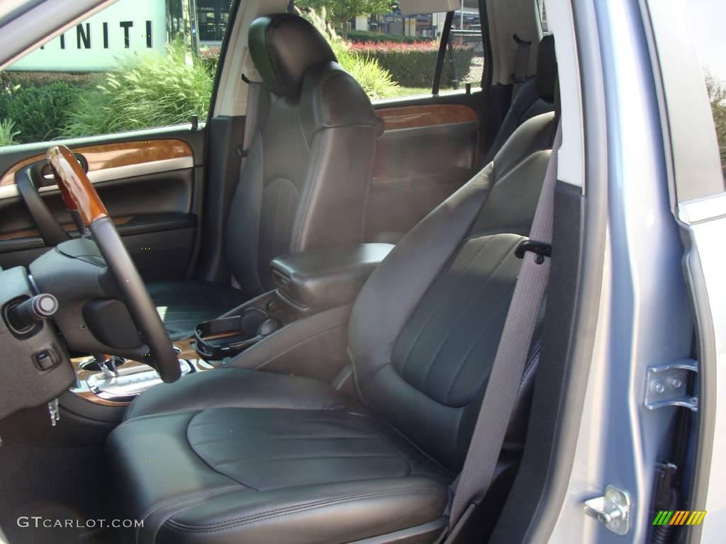2008 Enclave CXL AWD - Blue Gold Crystal Metallic / Ebony/Ebony photo #15