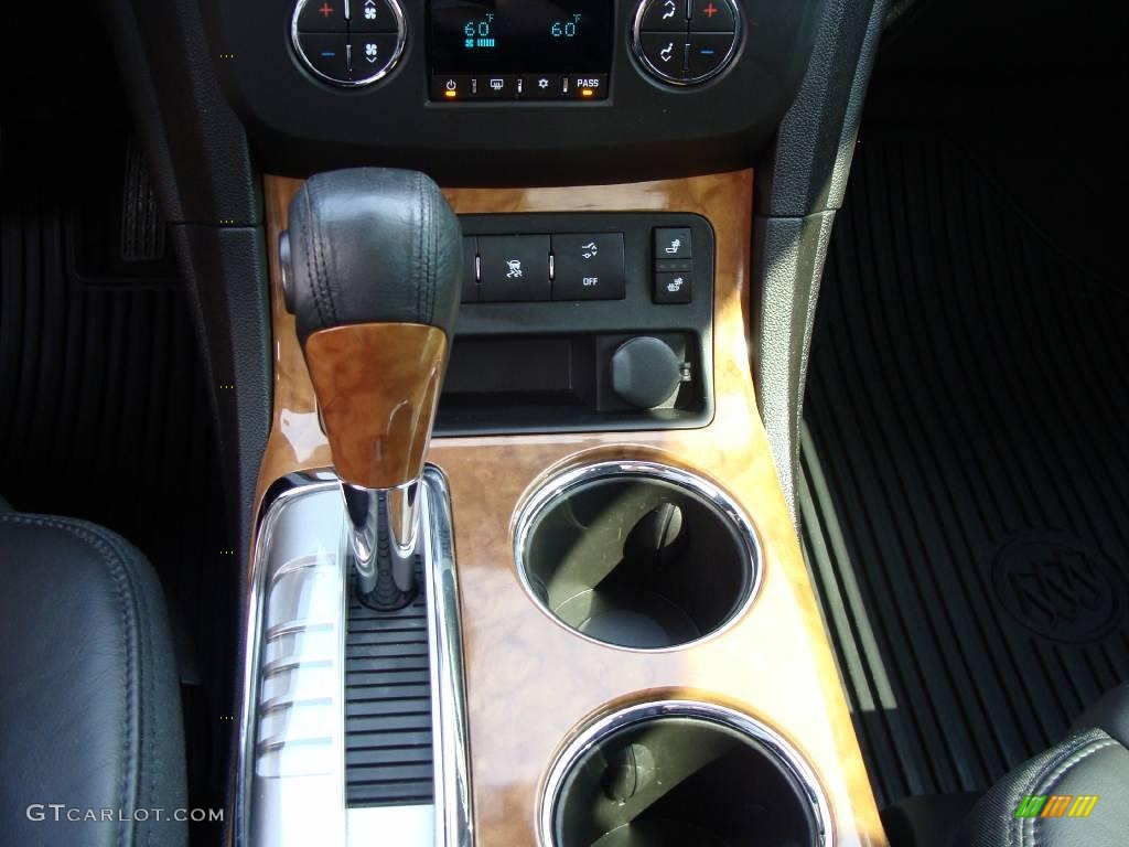 2008 Enclave CXL AWD - Blue Gold Crystal Metallic / Ebony/Ebony photo #26