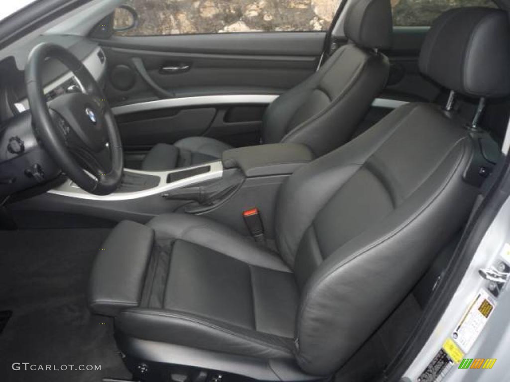 2007 3 Series 335i Coupe - Titanium Silver Metallic / Black photo #7