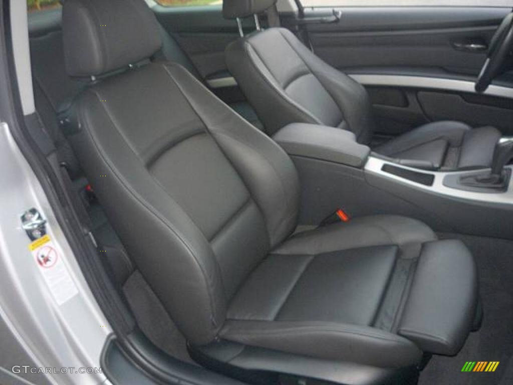 2007 3 Series 335i Coupe - Titanium Silver Metallic / Black photo #21
