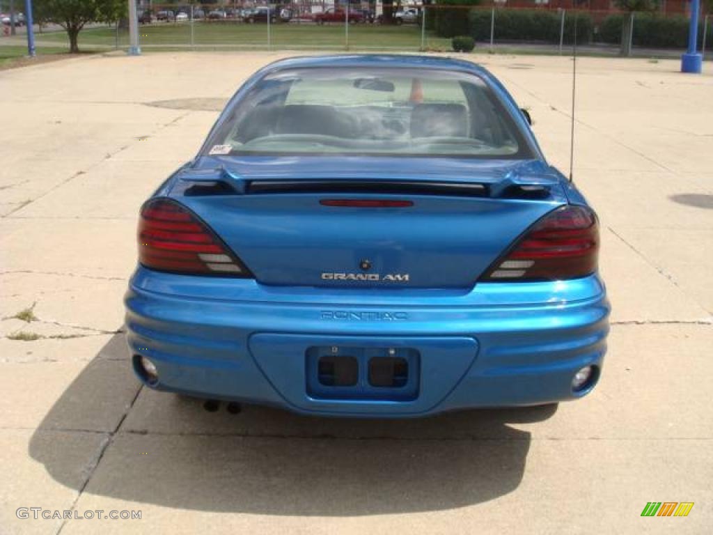 2000 Grand Am SE Sedan - Medium Gulf Blue Metallic / Dark Pewter photo #6