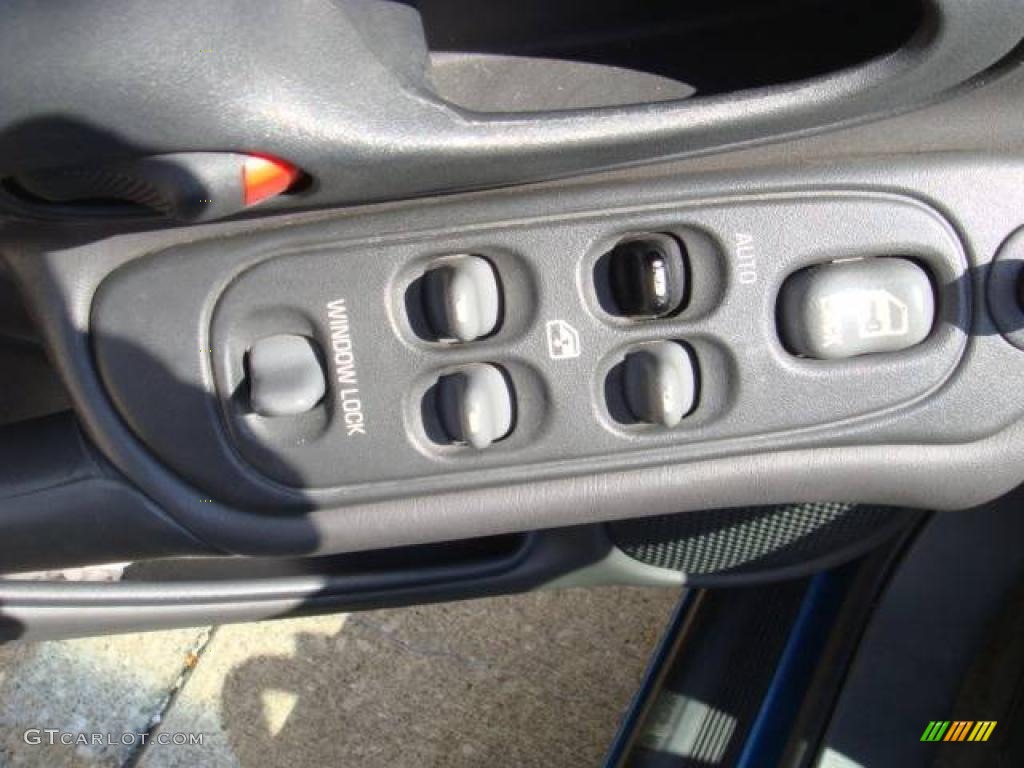2000 Grand Am SE Sedan - Medium Gulf Blue Metallic / Dark Pewter photo #14