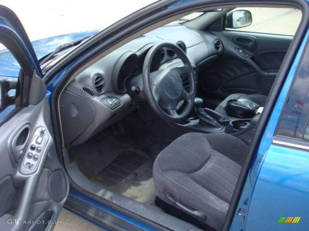 2000 Grand Am SE Sedan - Medium Gulf Blue Metallic / Dark Pewter photo #15