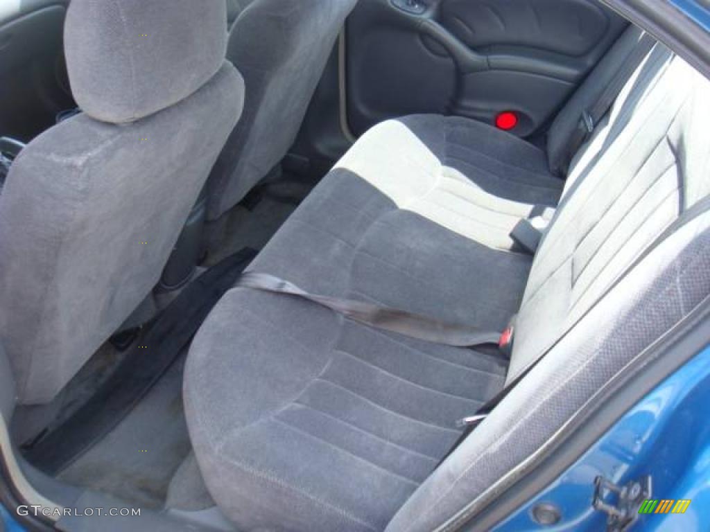 2000 Grand Am SE Sedan - Medium Gulf Blue Metallic / Dark Pewter photo #18