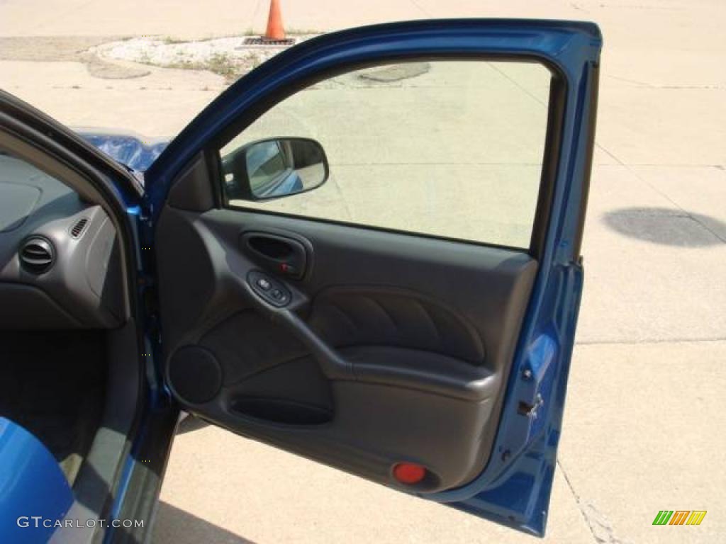 2000 Grand Am SE Sedan - Medium Gulf Blue Metallic / Dark Pewter photo #21
