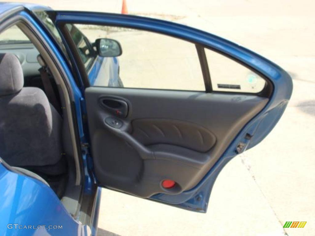 2000 Grand Am SE Sedan - Medium Gulf Blue Metallic / Dark Pewter photo #22