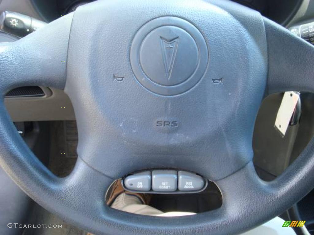 2000 Grand Am SE Sedan - Medium Gulf Blue Metallic / Dark Pewter photo #23
