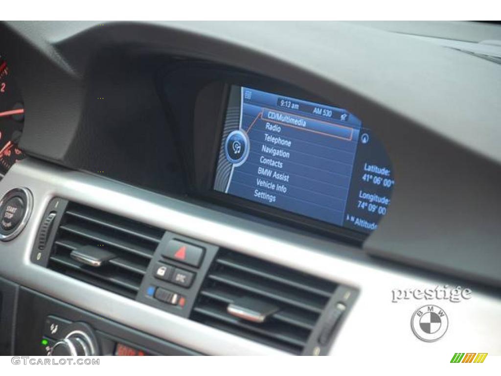 2009 3 Series 335i Convertible - Space Grey Metallic / Coral Red/Black Dakota Leather photo #15
