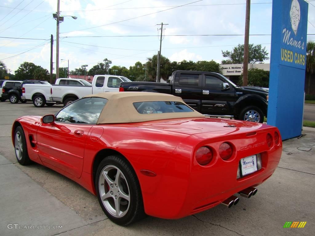 2000 Corvette Convertible - Torch Red / Light Oak photo #6