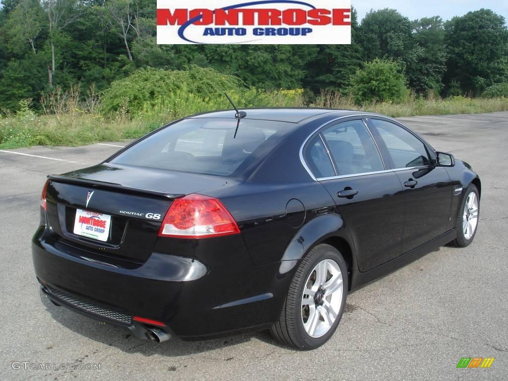 2009 G8 Sedan - Panther Black / Onyx photo #3