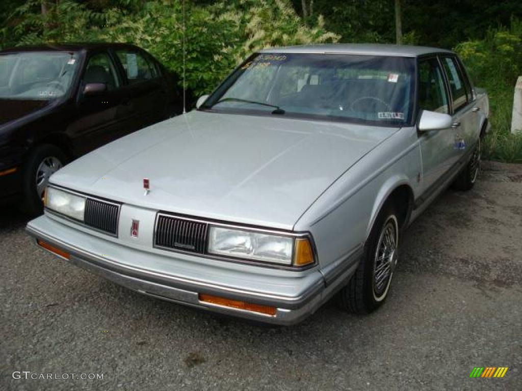 1988 Delta 88 Royale - Silver Metallic / Blue photo #3