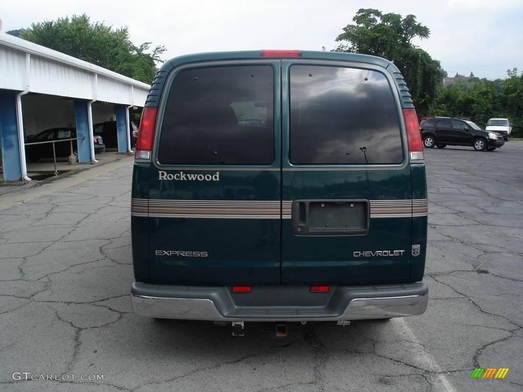 1999 Express 1500 Passenger Conversion Van - Medium Fernmist Green Metallic / Neutral photo #3