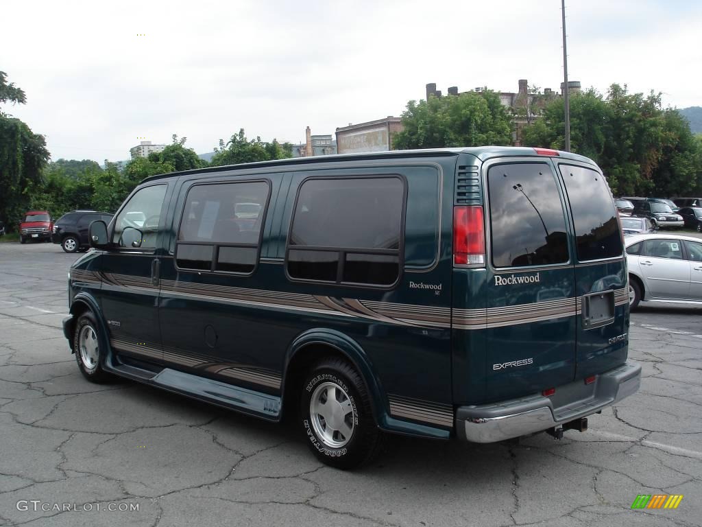 1999 Express 1500 Passenger Conversion Van - Medium Fernmist Green Metallic / Neutral photo #4