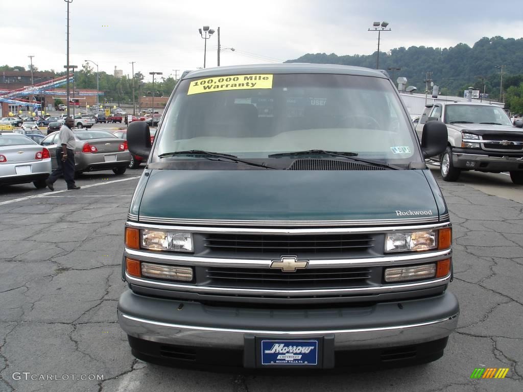 1999 Express 1500 Passenger Conversion Van - Medium Fernmist Green Metallic / Neutral photo #14