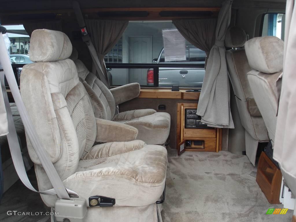 1999 Express 1500 Passenger Conversion Van - Medium Fernmist Green Metallic / Neutral photo #17