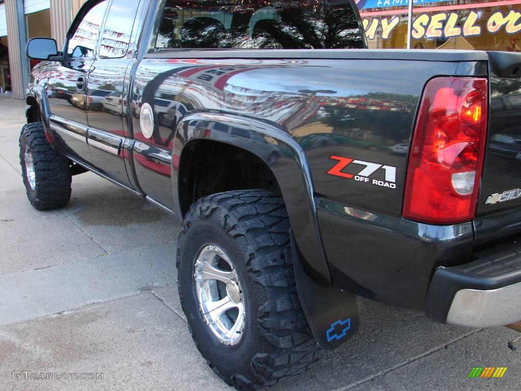 2003 Silverado 1500 LT Extended Cab 4x4 - Dark Gray Metallic / Medium Gray photo #5