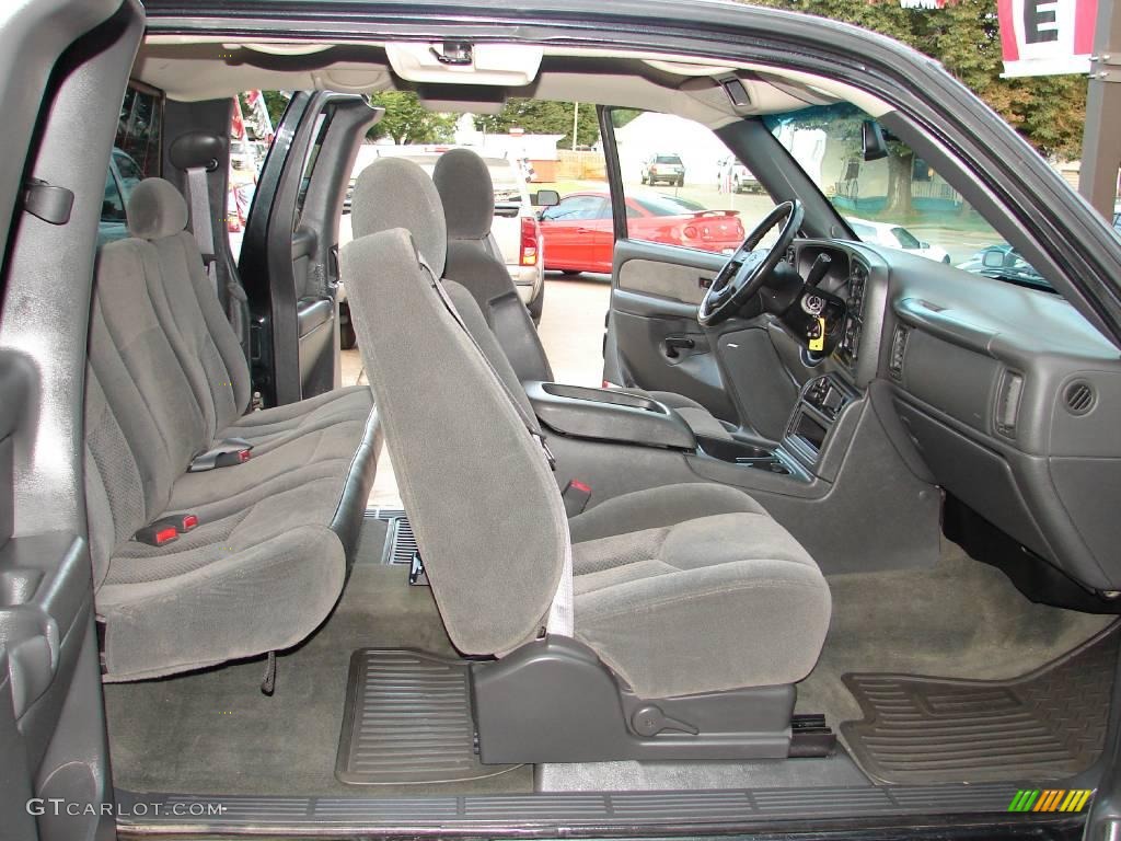 2003 Silverado 1500 LT Extended Cab 4x4 - Dark Gray Metallic / Medium Gray photo #7